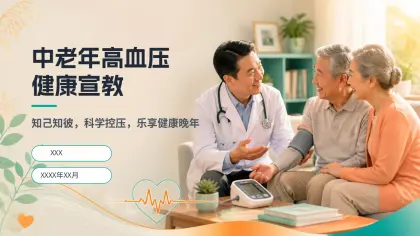 中老年高血压健康宣教