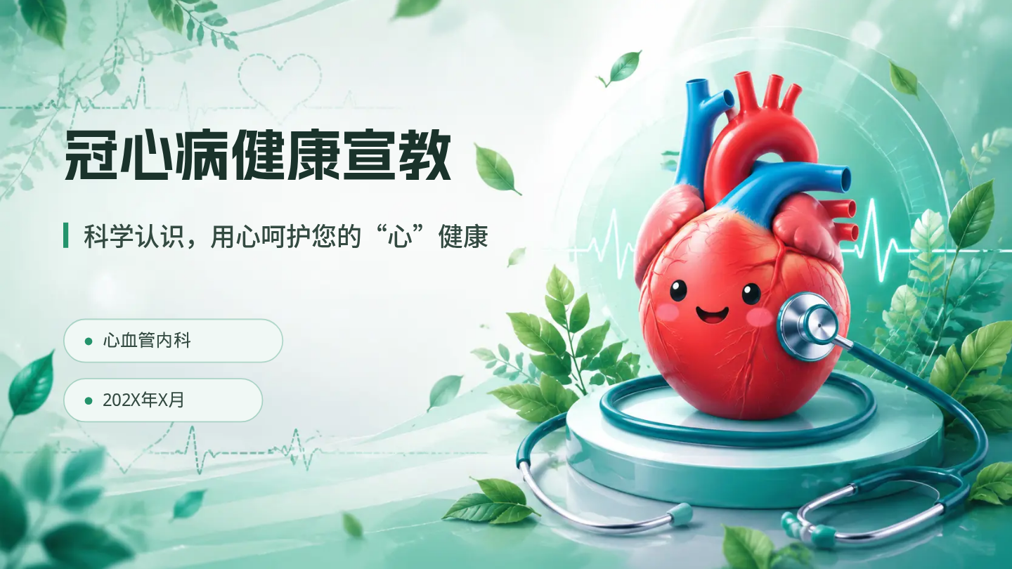 冠心病健康宣教 第1页