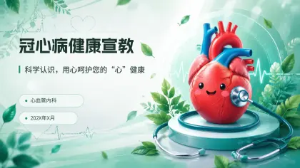 冠心病健康宣教