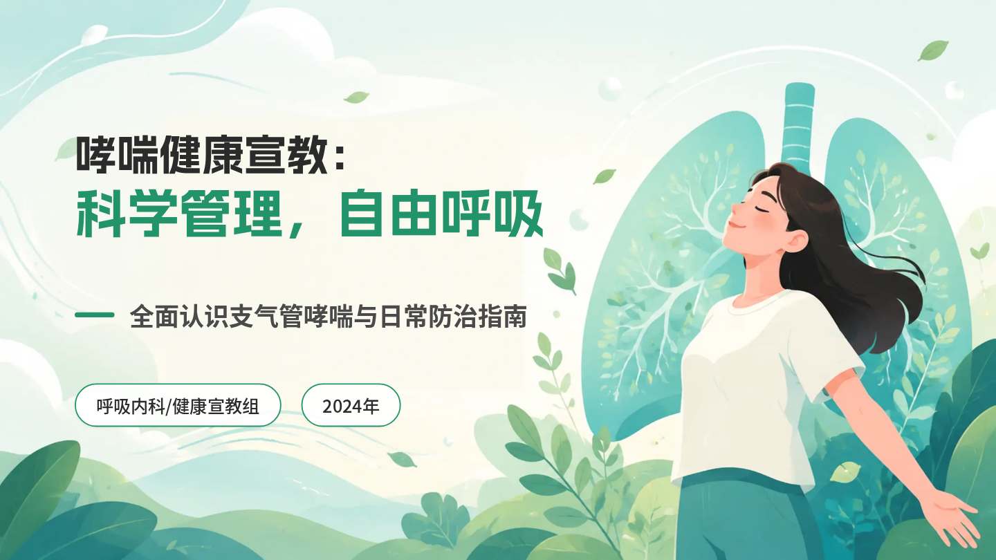 哮喘健康宣教 第1页
