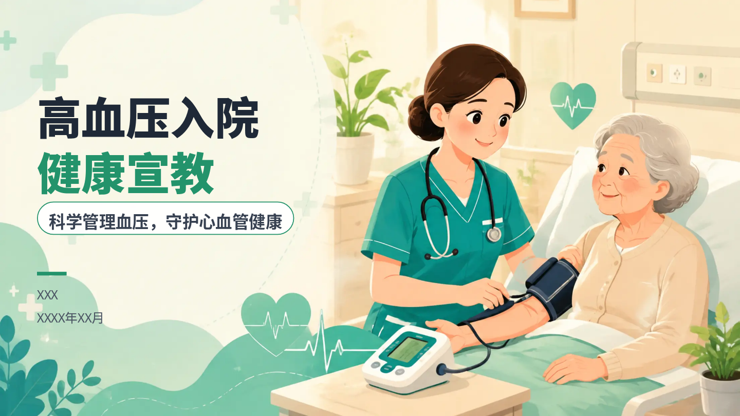 高血压入院健康宣教 第1页