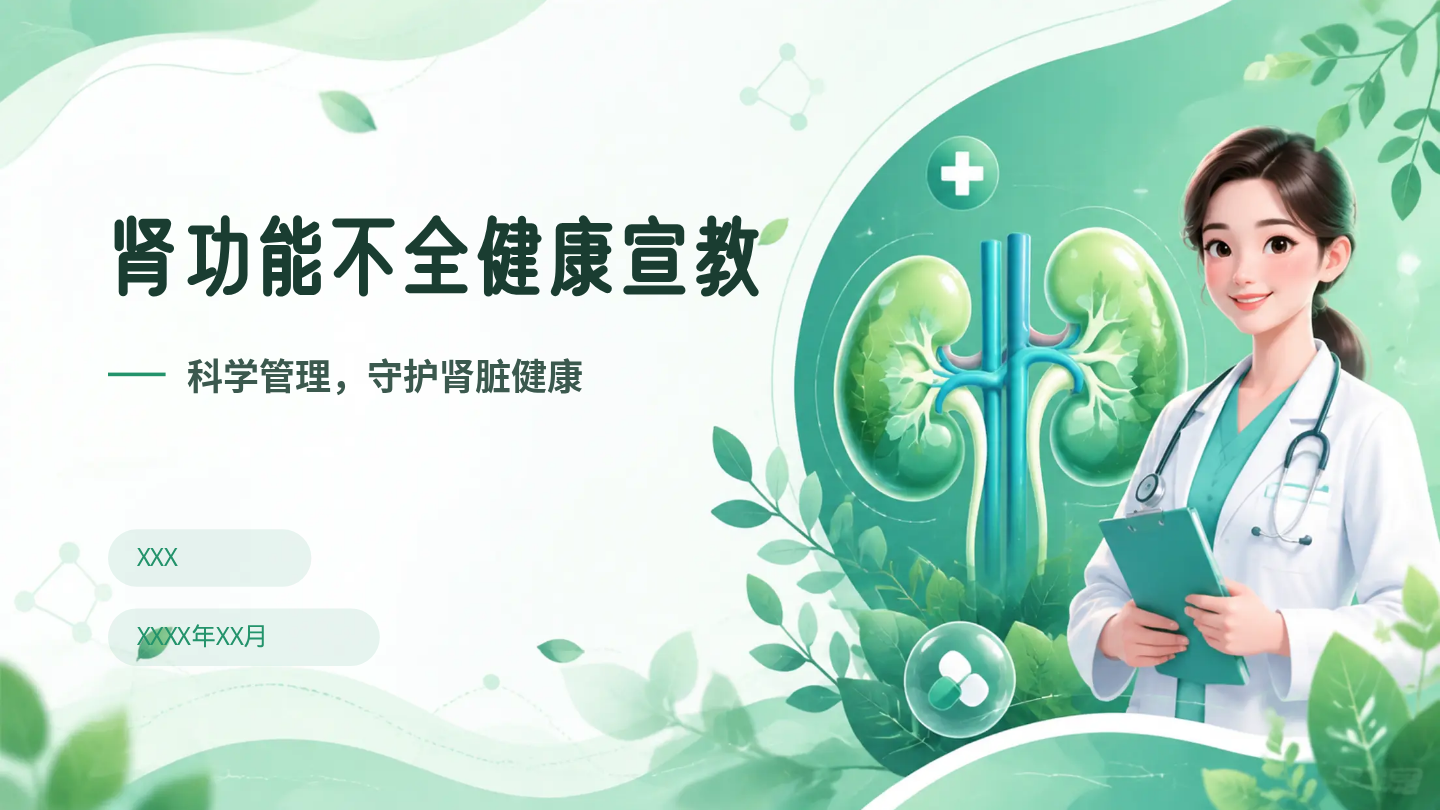 肾功能不全健康宣教 第1页