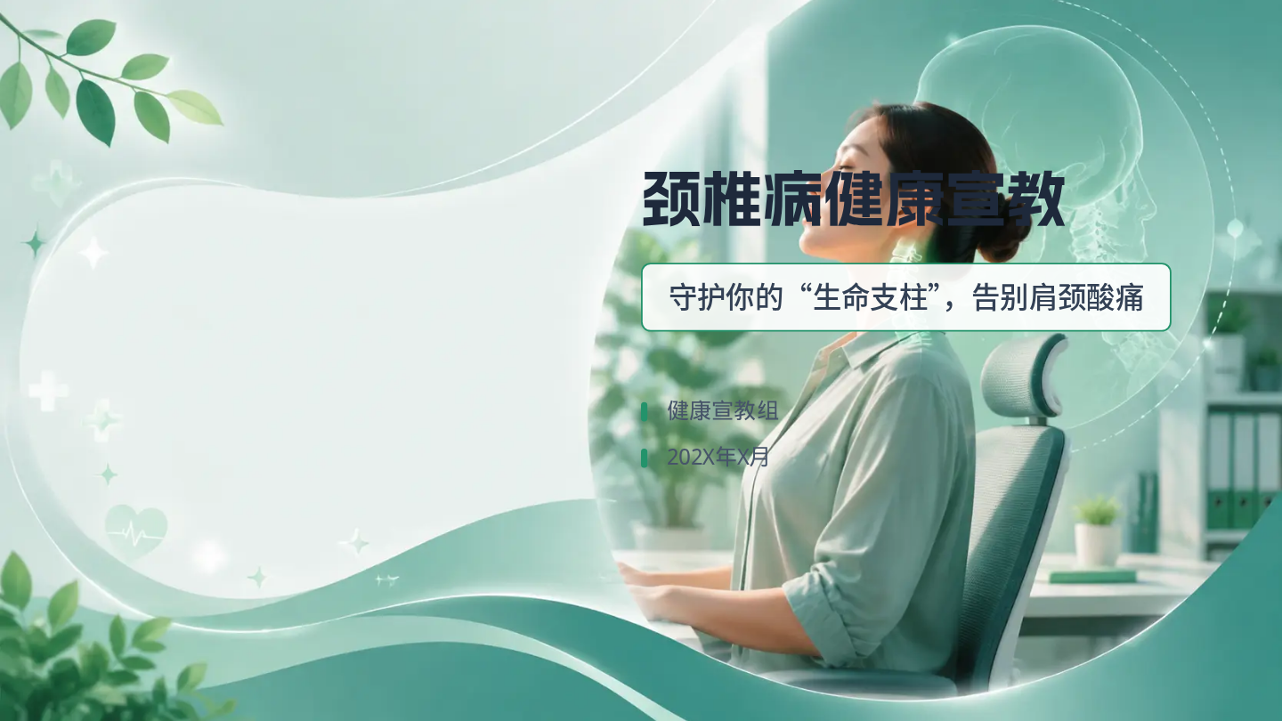 颈椎病健康宣教 第1页