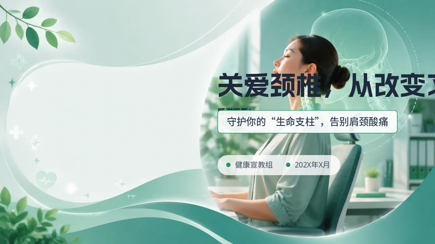 颈椎病健康宣教 第12页