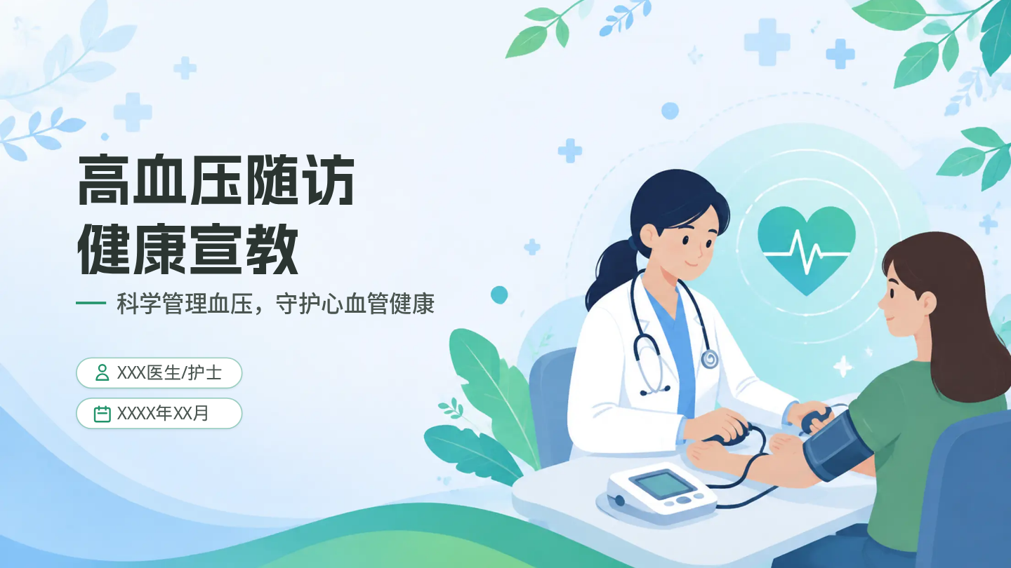 高血压随访健康宣教 第1页