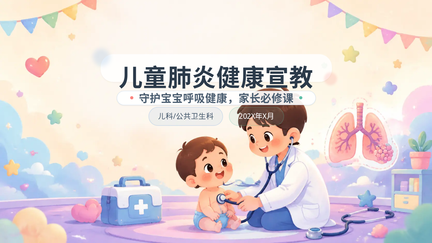 儿童肺炎健康宣教 第1页