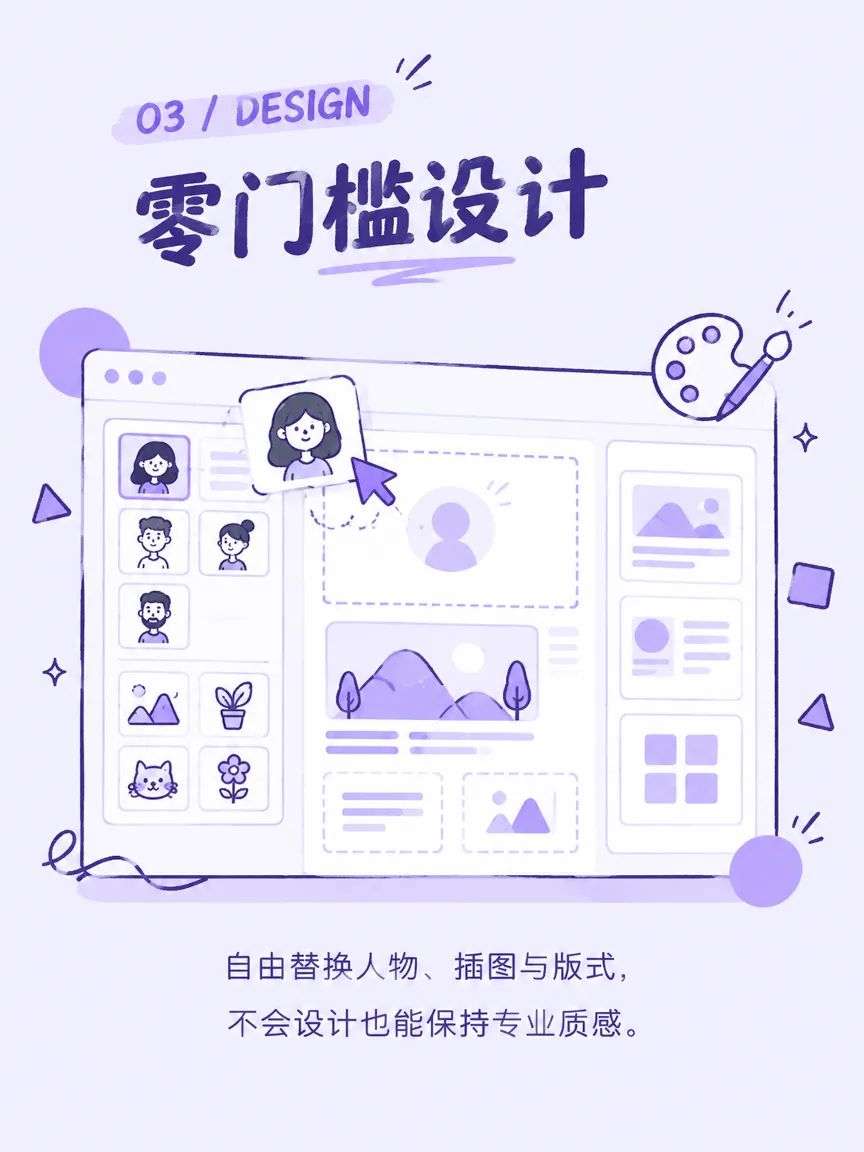 零门槛调整MG动画设计的简笔画插画