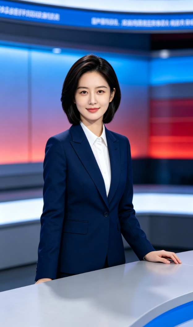 真人数字人主播形象