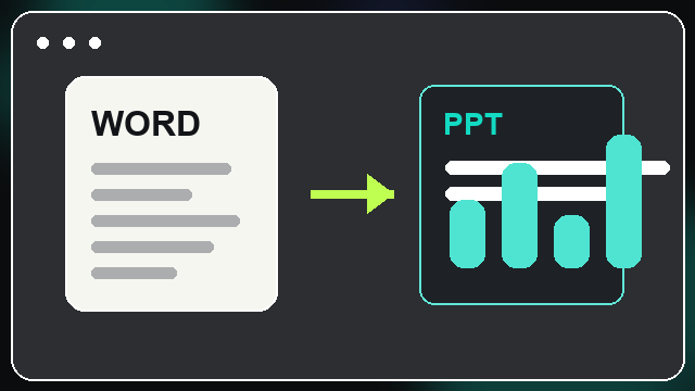 Word 文档一键转换 PPT 配图