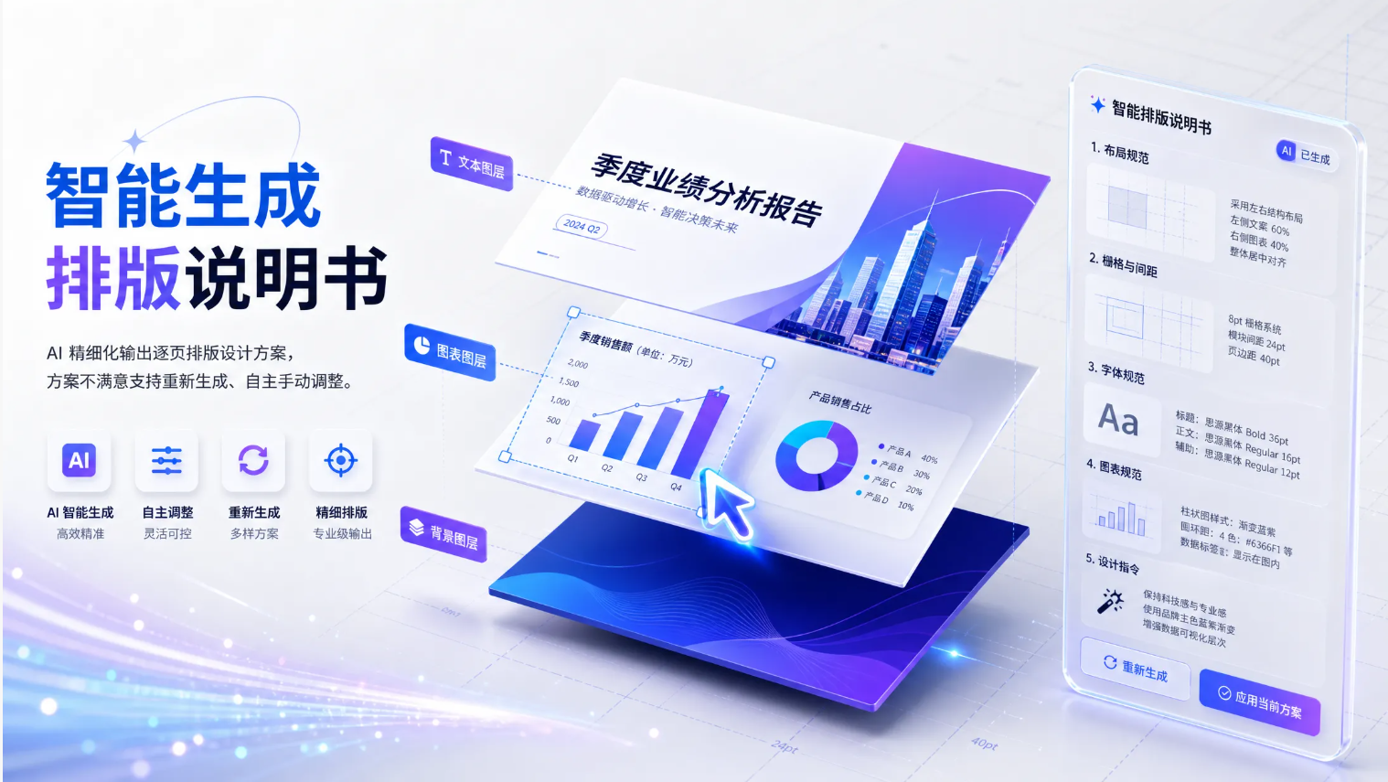 智能生成排版说明书