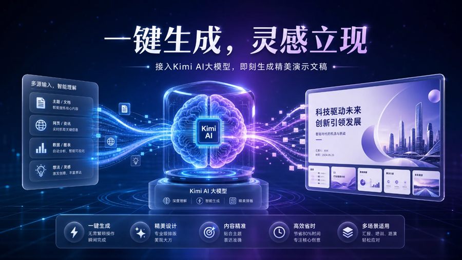接入Kimi大模型生成PPT
