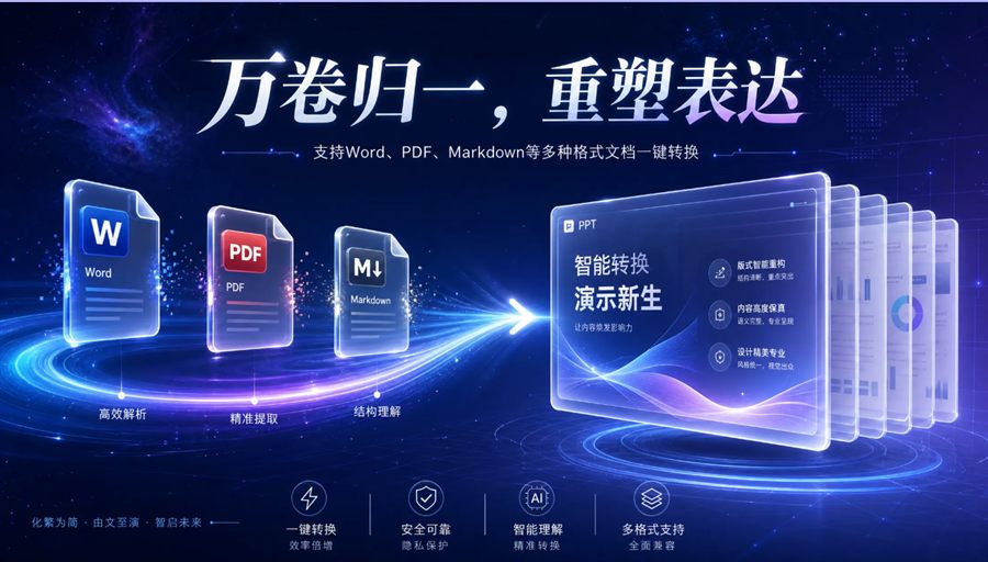 导入文档转PPT