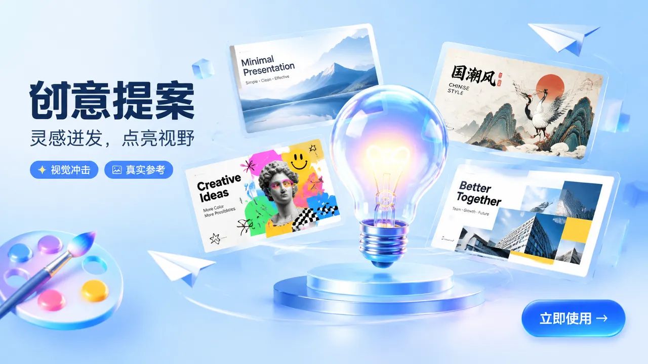 创意提案PPT模板示例