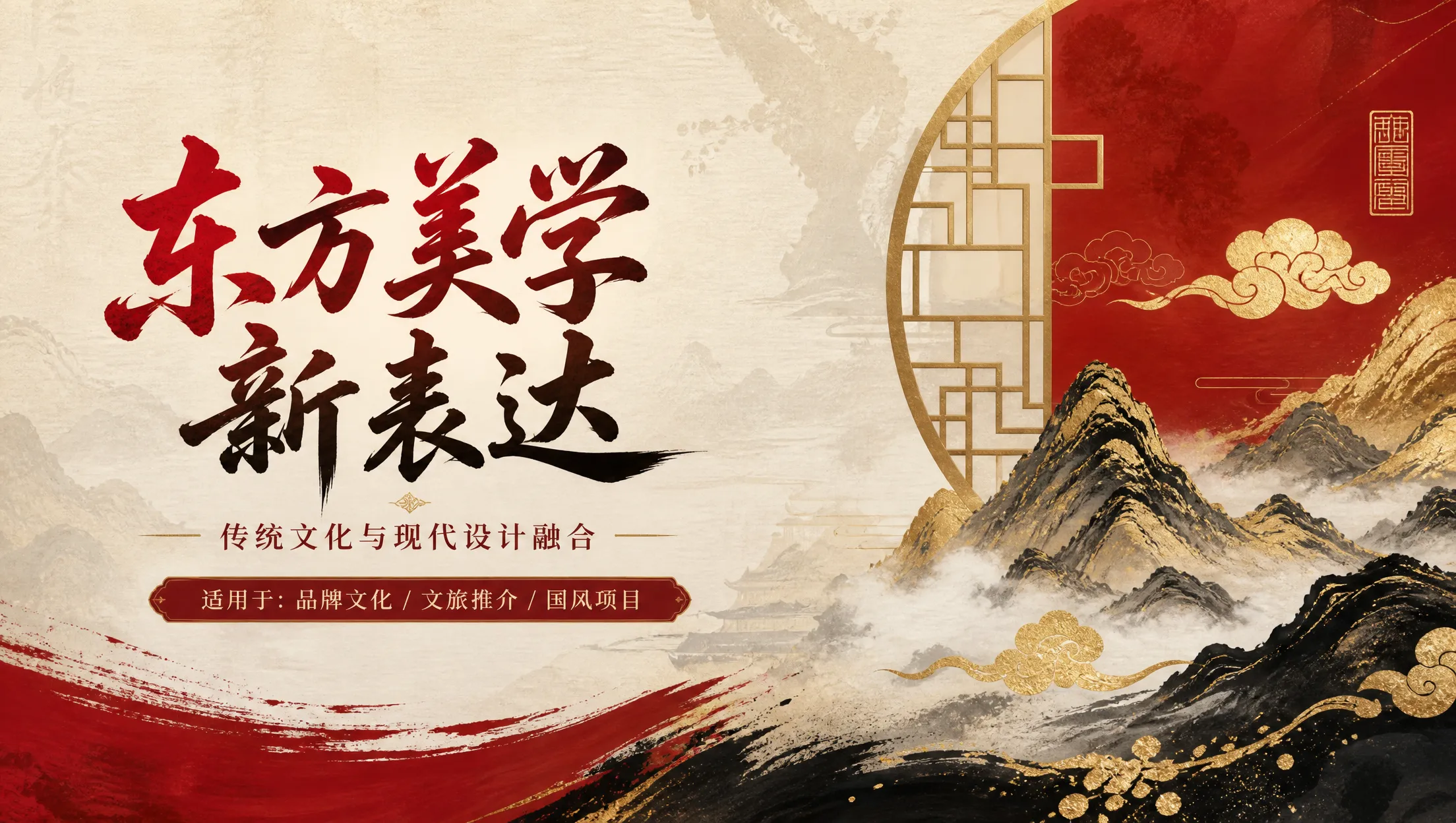东方美学新表达 PPT 案例