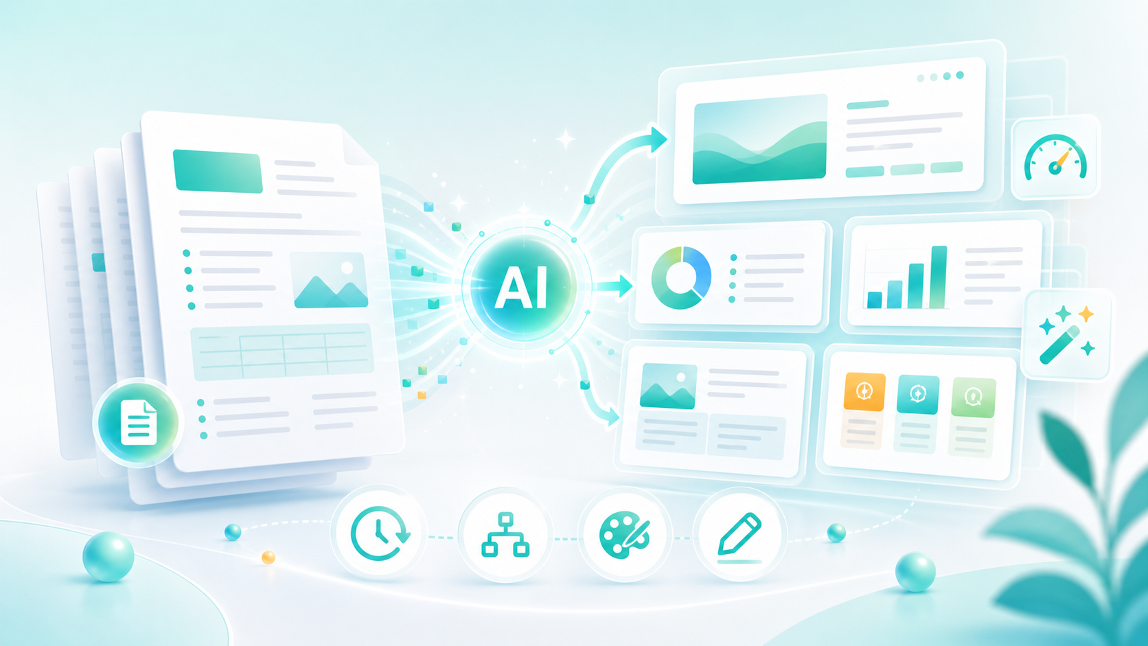 AI 实现 Word 转 PPT 的实用优势主图