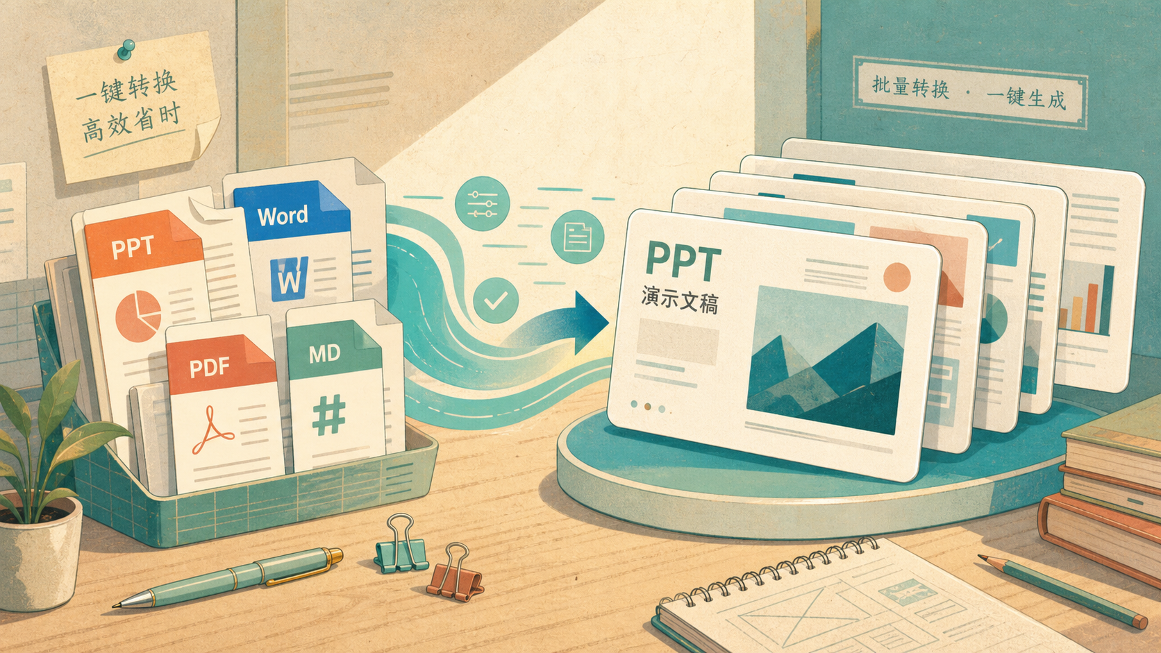多格式文档一键转PPT