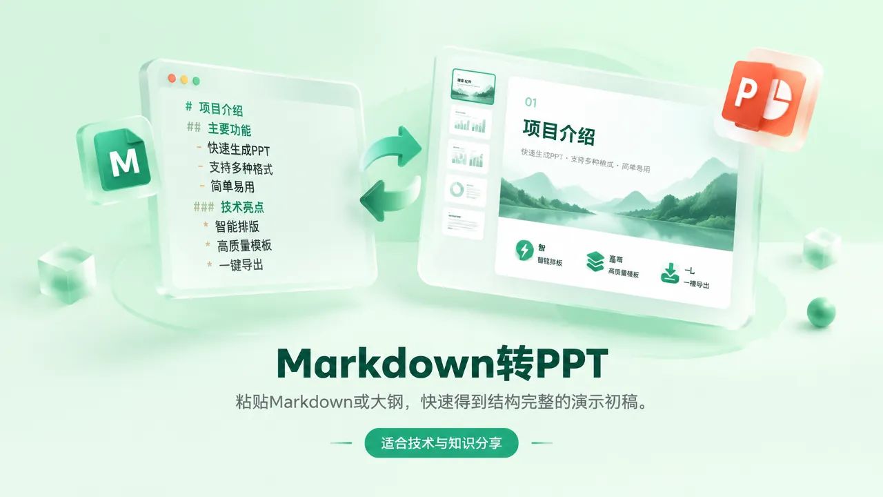 Markdown大纲转换为PPT