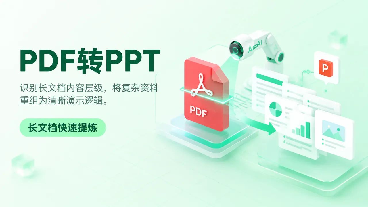 PDF长文档转换为PPT